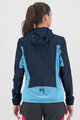 KARPOS Cyklistická větruodolná bunda - LOT EVO W - modrá