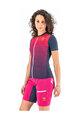 KARPOS Cyklistický dres s krátkým rukávem - VERVE EVO W - modrá/růžová