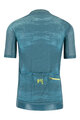 KARPOS Cyklistický dres s krátkým rukávem - GREEN FIRE - žlutá/modrá