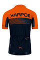 KARPOS Cyklistický dres s krátkým rukávem - GREEN FIRE - červená/šedá