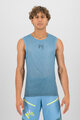 KARPOS Cyklistické triko bez rukávů - VERVE MESH - modrá