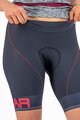 KARPOS Cyklistické kalhoty krátké bez laclu - VERVE EVO W - modrá/růžová