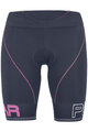 KARPOS Cyklistické kalhoty krátké bez laclu - VERVE EVO W - modrá/růžová