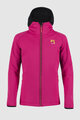 KARPOS Cyklistická větruodolná bunda - LAVAREDO WINTER KIDS - růžová/černá