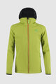 KARPOS Cyklistická větruodolná bunda - LAVAREDO WINTER KIDS - zelená/černá