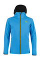KARPOS Cyklistická větruodolná bunda - LAVAREDO KID WINTER - modrá/černá