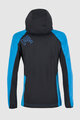 KARPOS Cyklistická větruodolná bunda - LAVAREDO WINTER KIDS - modrá/černá