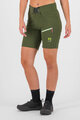 KARPOS Cyklistické kalhoty krátké bez laclu - VAL DI DENTRO W - zelená