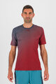 KARPOS Cyklistické triko s krátkým rukávem - LAVAREDO ULTRA - červená/modrá