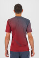 KARPOS Cyklistické triko s krátkým rukávem - LAVAREDO ULTRA - červená/modrá