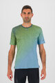 KARPOS Cyklistické triko s krátkým rukávem - LAVAREDO ULTRA - zelená/modrá