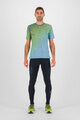 KARPOS Cyklistické triko s krátkým rukávem - LAVAREDO ULTRA - zelená/modrá