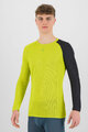 KARPOS Cyklistické triko s dlouhým rukávem - DINAMICO OCTA - žlutá/černá