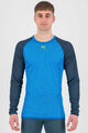 KARPOS Cyklistické triko s dlouhým rukávem - DINAMICO OCTA - modrá