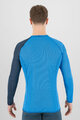 KARPOS Cyklistické triko s dlouhým rukávem - DINAMICO OCTA - modrá