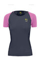 KARPOS Cyklistické triko s krátkým rukávem - LAVAREDO EVO W - černá/růžová