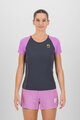 KARPOS Cyklistické triko s krátkým rukávem - LAVAREDO EVO W - černá/růžová