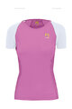 KARPOS Cyklistické triko s krátkým rukávem - LAVAREDO EVO W - růžová/bílá