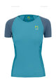 KARPOS Cyklistické triko s krátkým rukávem - LAVAREDO EVO W - modrá