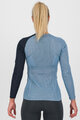 KARPOS Cyklistické triko s dlouhým rukávem - DINAMICO OCTA W - modrá