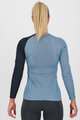 KARPOS Cyklistické triko s dlouhým rukávem - DINAMICO OCTA W - modrá