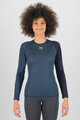 KARPOS Cyklistické triko s dlouhým rukávem - DINAMICO OCTA W - modrá