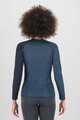KARPOS Cyklistické triko s dlouhým rukávem - DINAMICO OCTA W - modrá