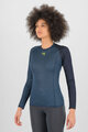 KARPOS Cyklistické triko s dlouhým rukávem - DINAMICO OCTA W - modrá
