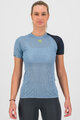 KARPOS Cyklistické triko s krátkým rukávem - DINAMICO OCTA W - modrá