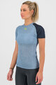 KARPOS Cyklistické triko s krátkým rukávem - DINAMICO OCTA W - modrá
