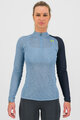 KARPOS Cyklistické triko s dlouhým rukávem - DINAMICO OCTA W - modrá