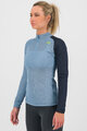 KARPOS Cyklistické triko s dlouhým rukávem - DINAMICO OCTA W - modrá