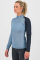 KARPOS Cyklistické triko s dlouhým rukávem - DINAMICO OCTA W - modrá