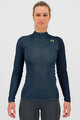 KARPOS Cyklistické triko s dlouhým rukávem - DINAMICO OCTA W - modrá