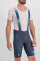 SPORTFUL Cyklistické kalhoty krátké s laclem - PETER SAGAN BODYFIT CLASSIC - modrá