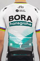 SPORTFUL Cyklistický dres s krátkým rukávem - BOMBER BORA - bílá/zelená