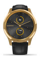 GARMIN chytré hodinky - VIVOMOVE LUXE 24K GOLD - černá/zlatá