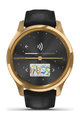 GARMIN chytré hodinky - VIVOMOVE LUXE 24K GOLD - černá/zlatá