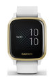 GARMIN chytré hodinky - VENU SQ - bílá/zlatá