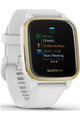 GARMIN chytré hodinky - VENU SQ - bílá/zlatá