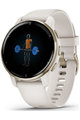 GARMIN chytré hodinky - VENU 2 PLUS - ivory/zlatá