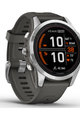 GARMIN chytré hodinky - FENIX 7S PRO SOLAR - antracitová/stříbrná