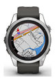 GARMIN chytré hodinky - FENIX 7S PRO SOLAR - antracitová/stříbrná