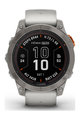 GARMIN chytré hodinky - FENIX 7 PRO SAPPHIRE SOLAR - šedá/oranžová