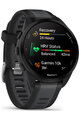 GARMIN chytré hodinky - FORERUNNER 165 - černá/šedá