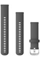 GARMIN řemínek - QUICK RELEASE 22 MM - šedá/stříbrná