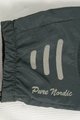 HAVEN Cyklistické kalhoty dlouhé bez laclu - PURE NORDIC - šedá