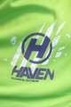 HAVEN Cyklistický dres s krátkým rukávem - AMAZON SHORT - zelená/fialová