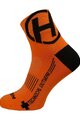 HAVEN Cyklistické ponožky klasické - LITE SILVER NEO 2PAK - oranžová/černá