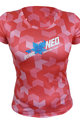 HAVEN Cyklistický dres s krátkým rukávem - PEARL NEO SHORT - růžová/modrá